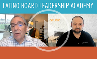 Latino Board Leadership Academy Fellow at work