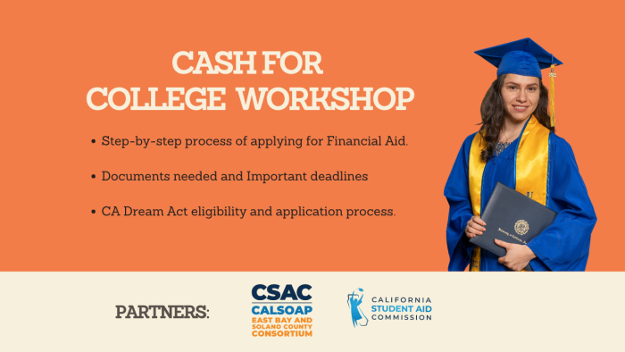 Cash for College Workshop